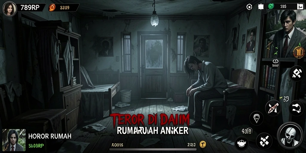 Tampilan antarmuka <strong>789RP</strong> yang menyeramkan dan penuh misteri.