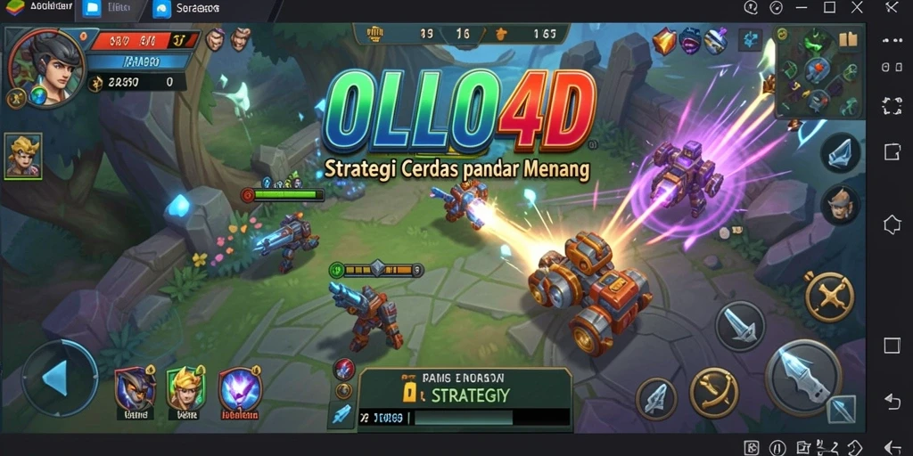 Tampilan antarmuka strategis yang menarik di OLLO4D.